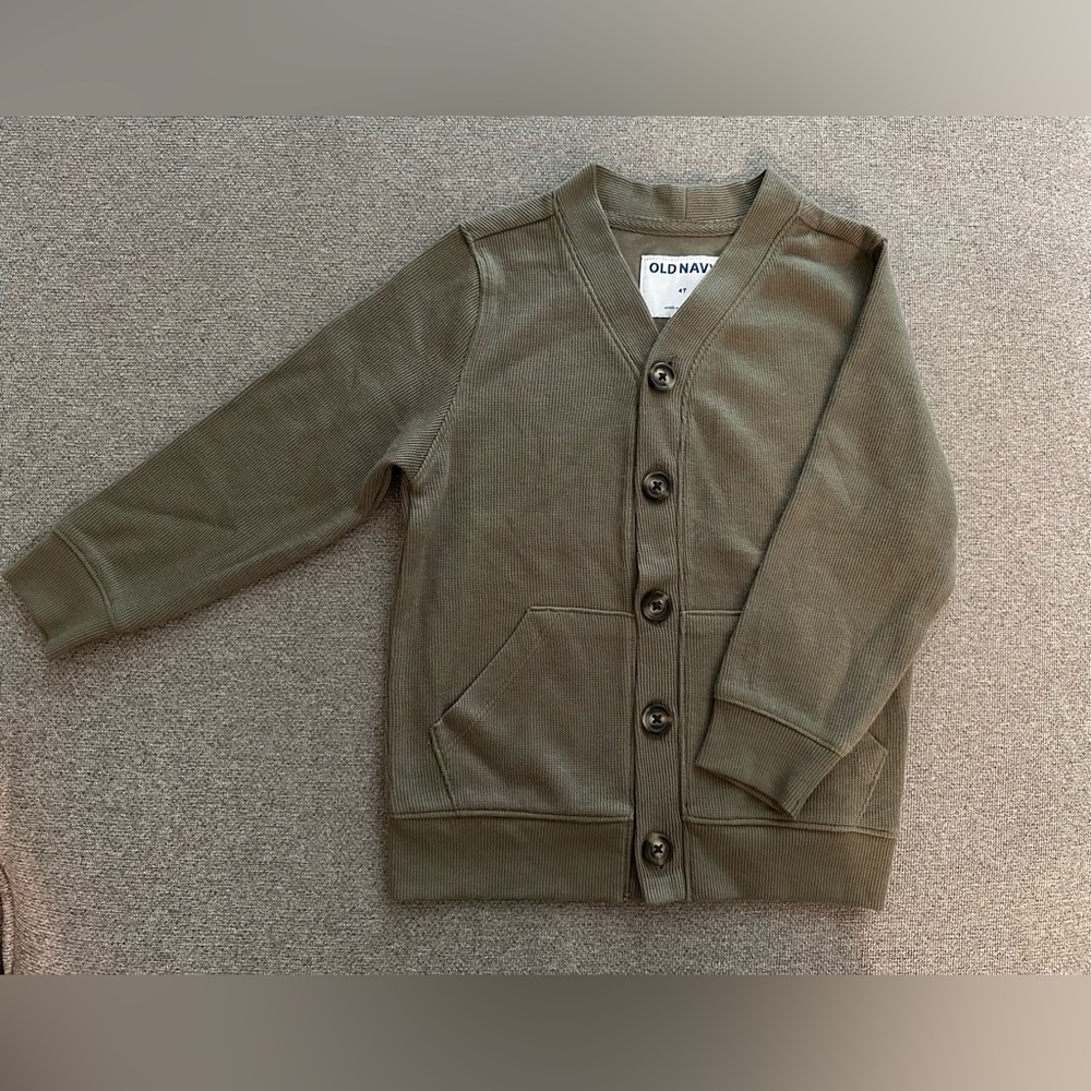Toddler Boy Cardigan, Size 4T, Old Navy.